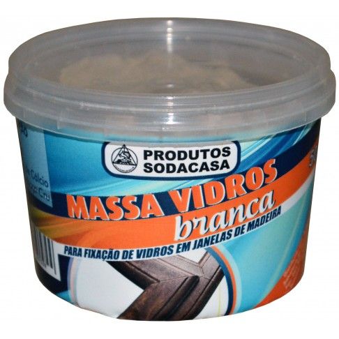 Massa Vidraceiro Branco 0,5kg Massa Vidraceiro Branco 0,5kg