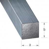 Perfil aço quadrado 7x7mm - 1m Perfil aço quadrado 7x7mm - 1m