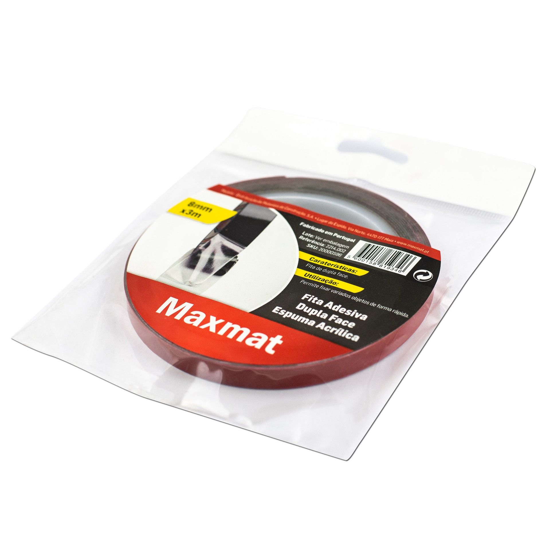 Fita Espuma Acrílica Dupla Face