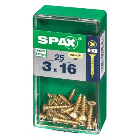 SPAX CP YELLOX 3x16mm S SPAX CP YELLOX 3x16mm S
