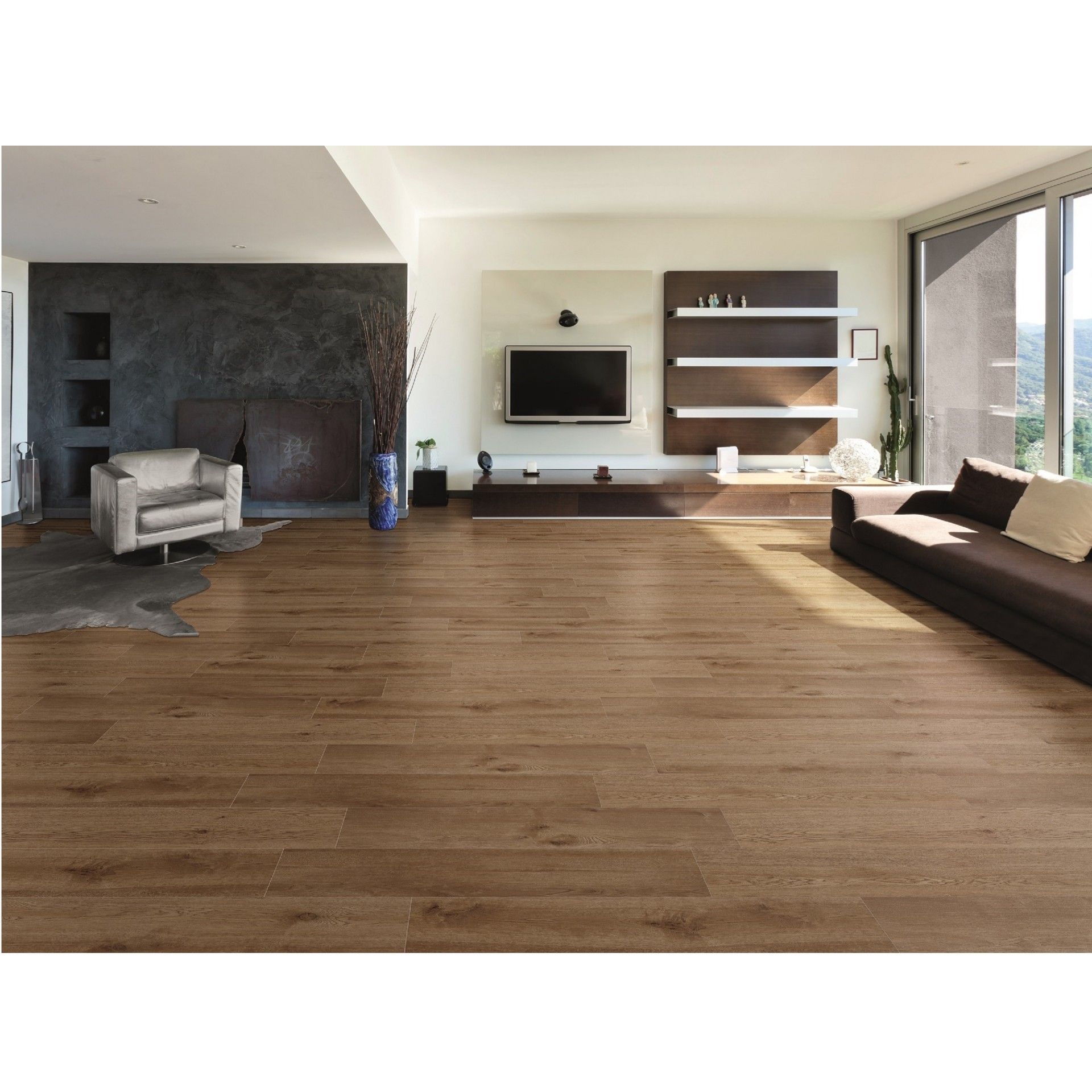 Pavimento Cerâmico MERBAU ROBLE 20,5X61,5cm