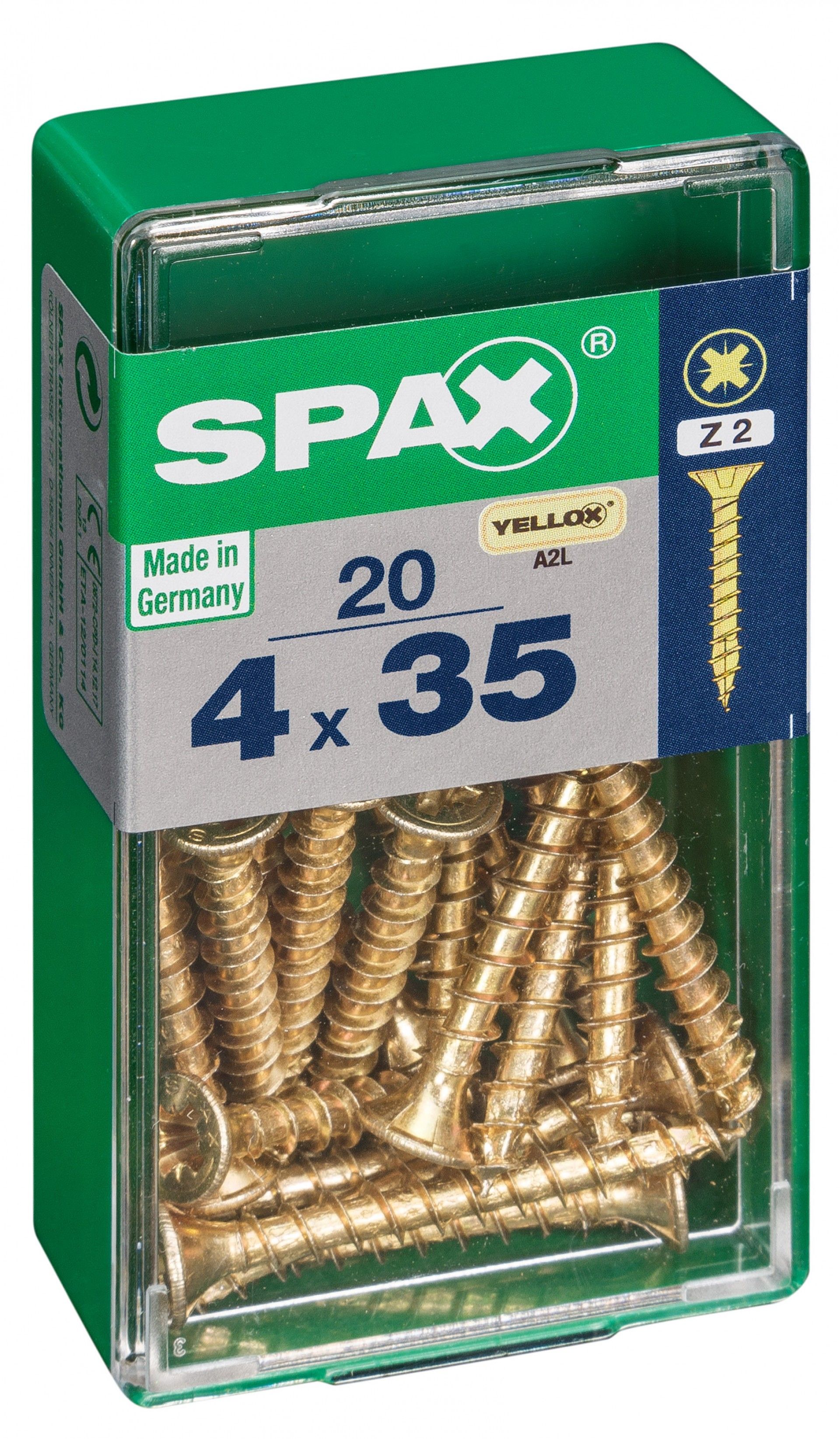 SPAX CP YELLOX 4x35mm S
