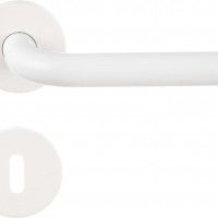 Puxador De Porta Curva 12 Branco Puxador De Porta Curva 12 Branco