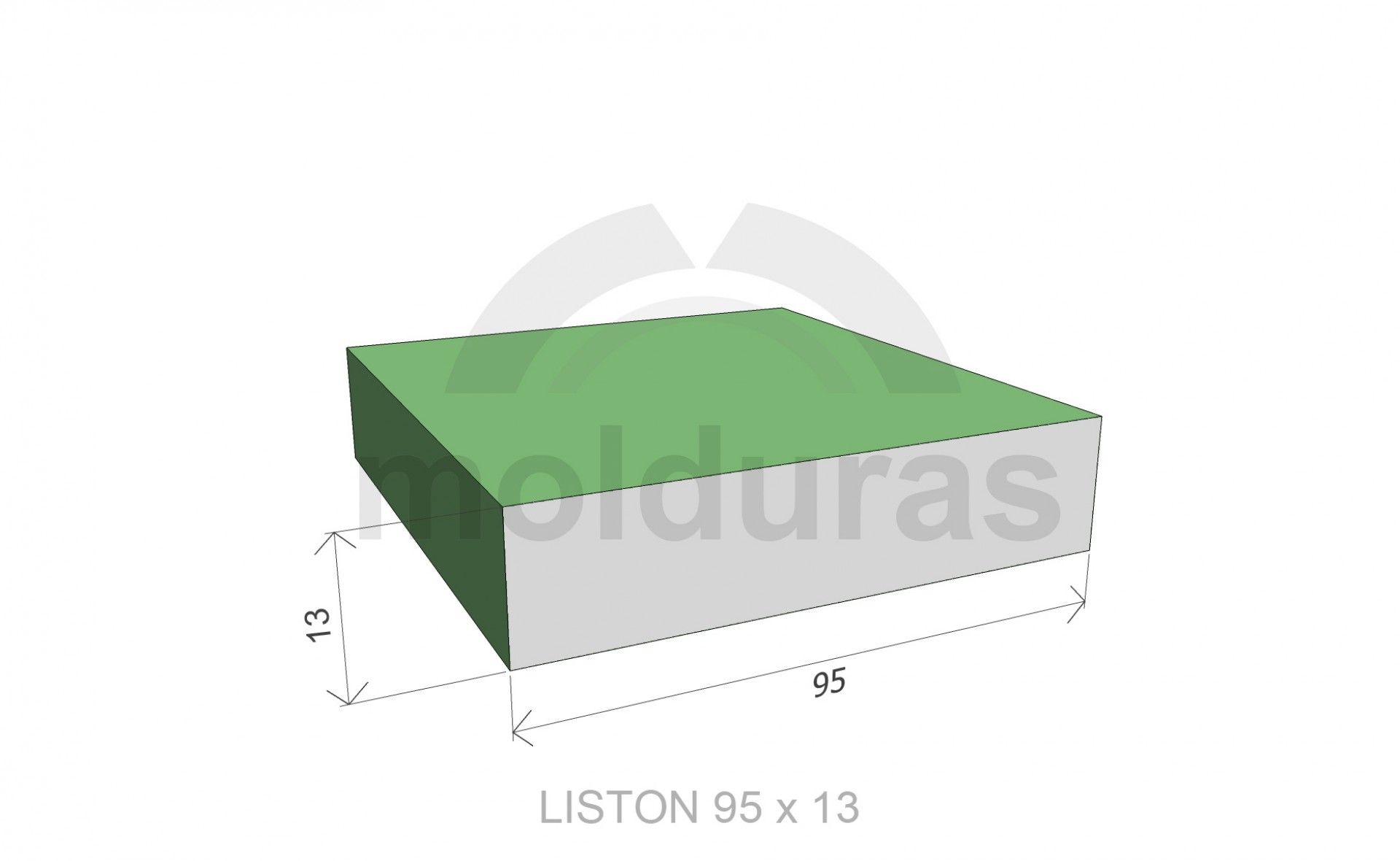 Ripa Abeto Aplainada 13x95x2400mm