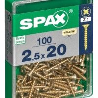 SPAX CP YELLOX 2,5x20mm M SPAX CP YELLOX 2,5x20mm M