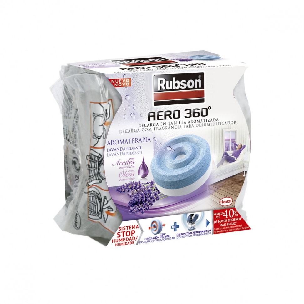 Desumidificador Aero 360� Recarga Lavanda 450g