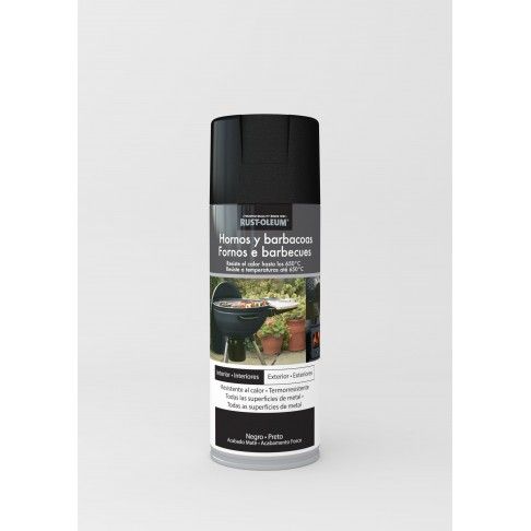 Spray Rust Barbecue Preto Mate 400ml Spray Rust Barbecue Preto Mate 400ml