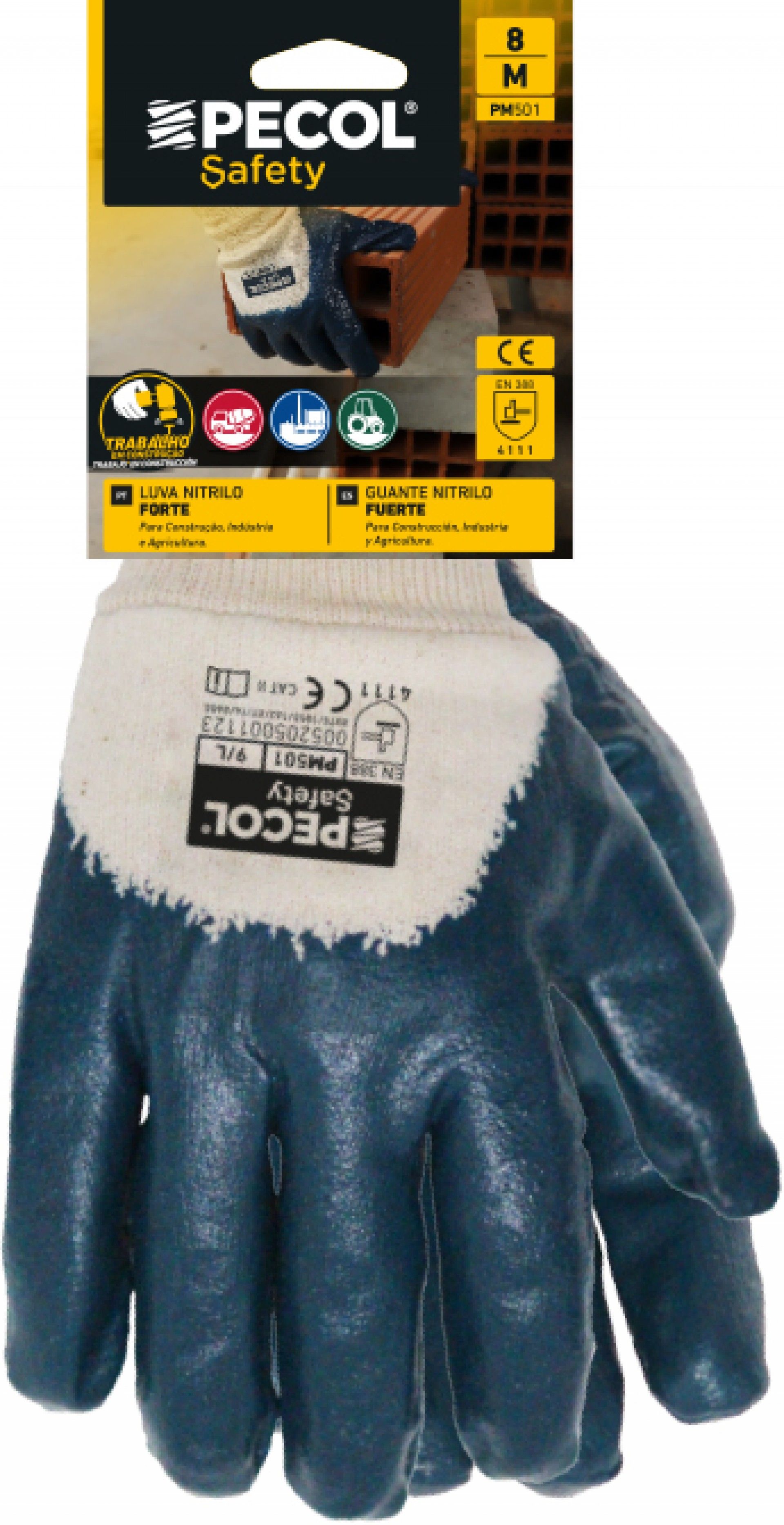 Luva Nitrilo Tam. XL Azul Forte