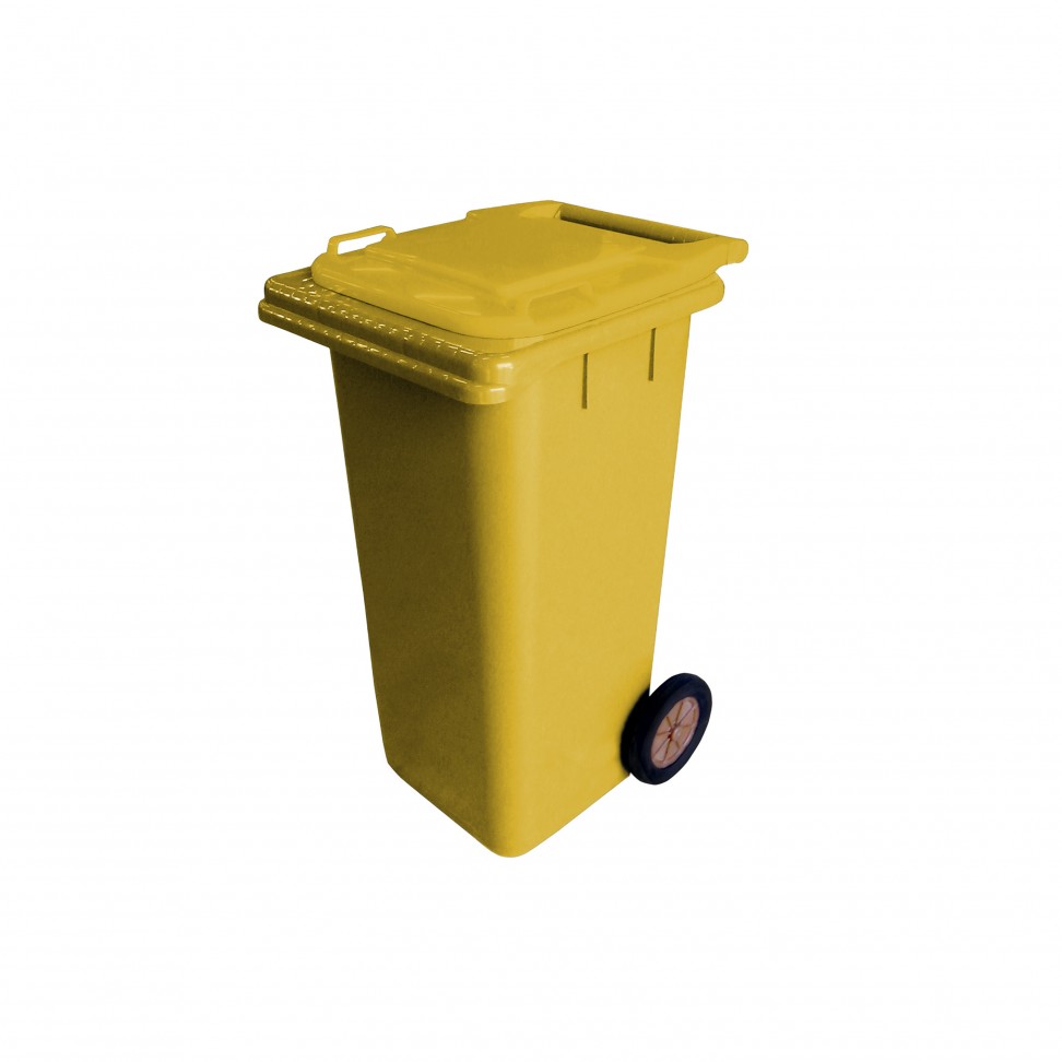 Contentor Res�duos 120 Litros Amarelo