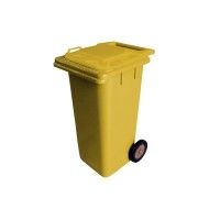 Contentor Resíduos 120 Litros Amarelo Contentor Resíduos 120 Litros Amarelo