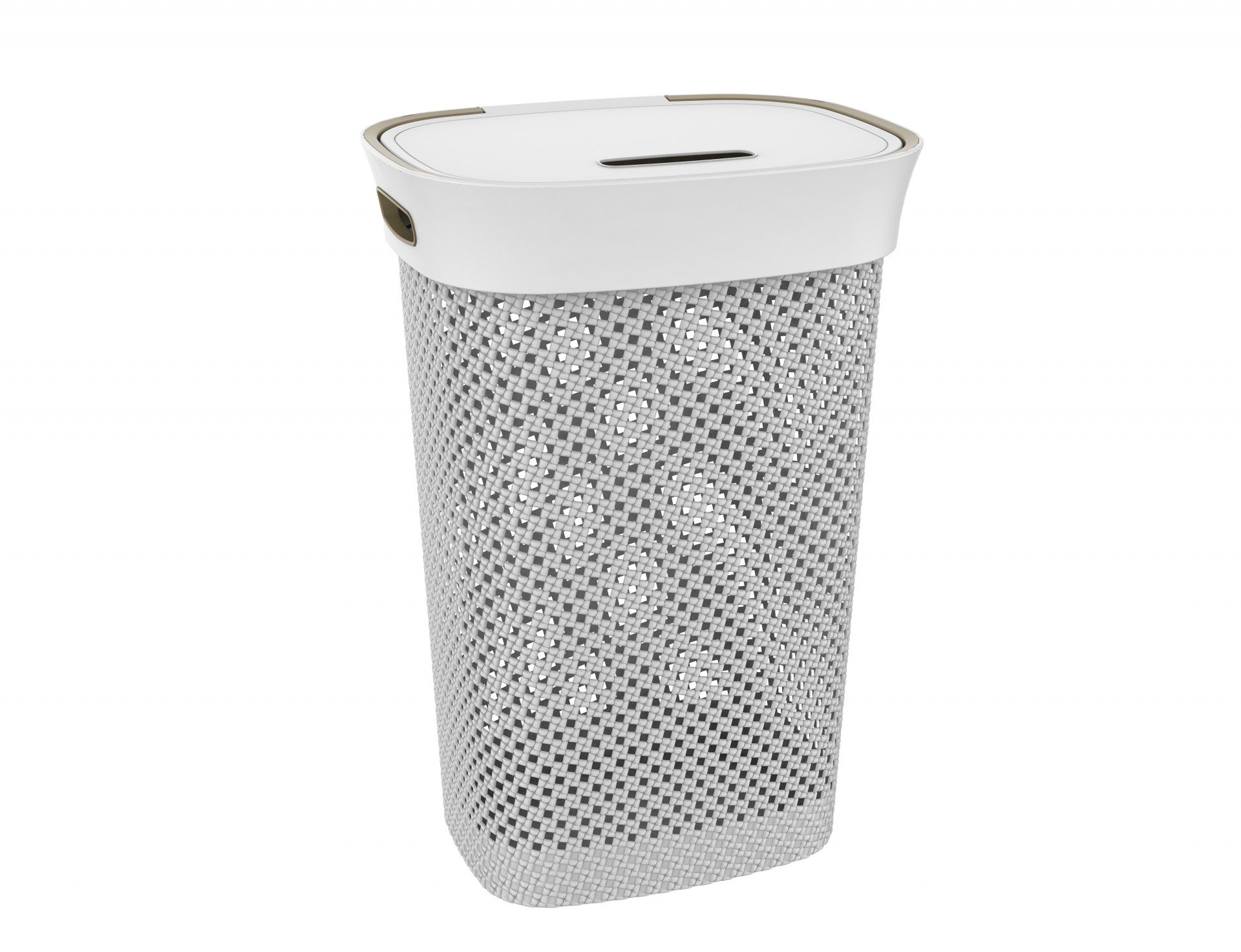 Cesto Roupa Woolly Branco 60L