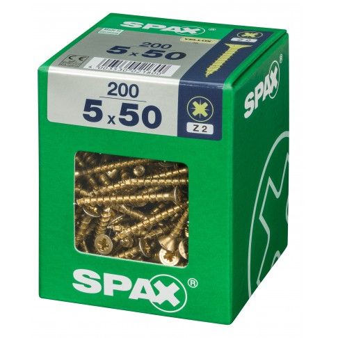 SPAX CP YELLOX 5x50mm XL SPAX CP YELLOX 5x50mm XL