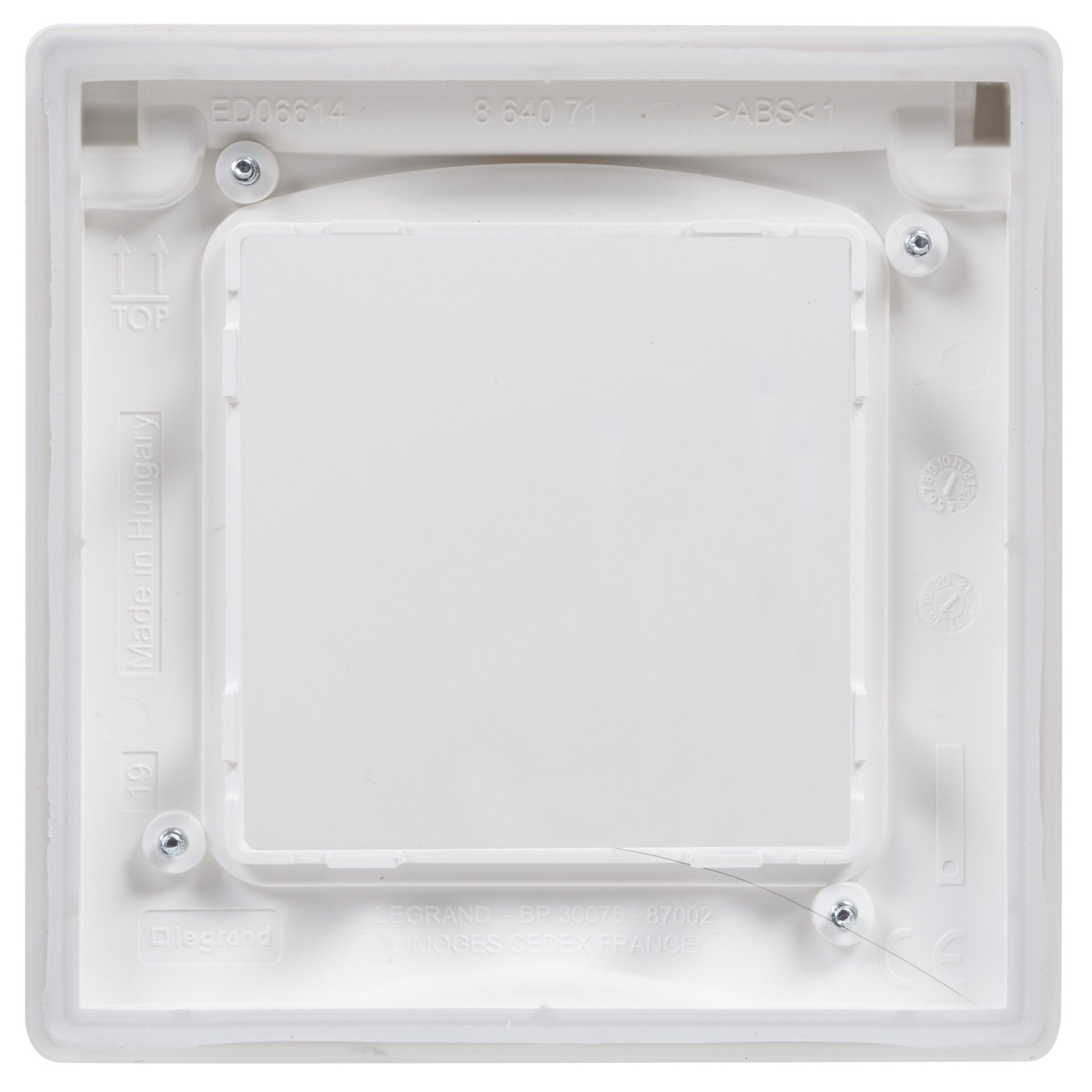 Quadro Simples Ip44 Série Niloé Step Branco