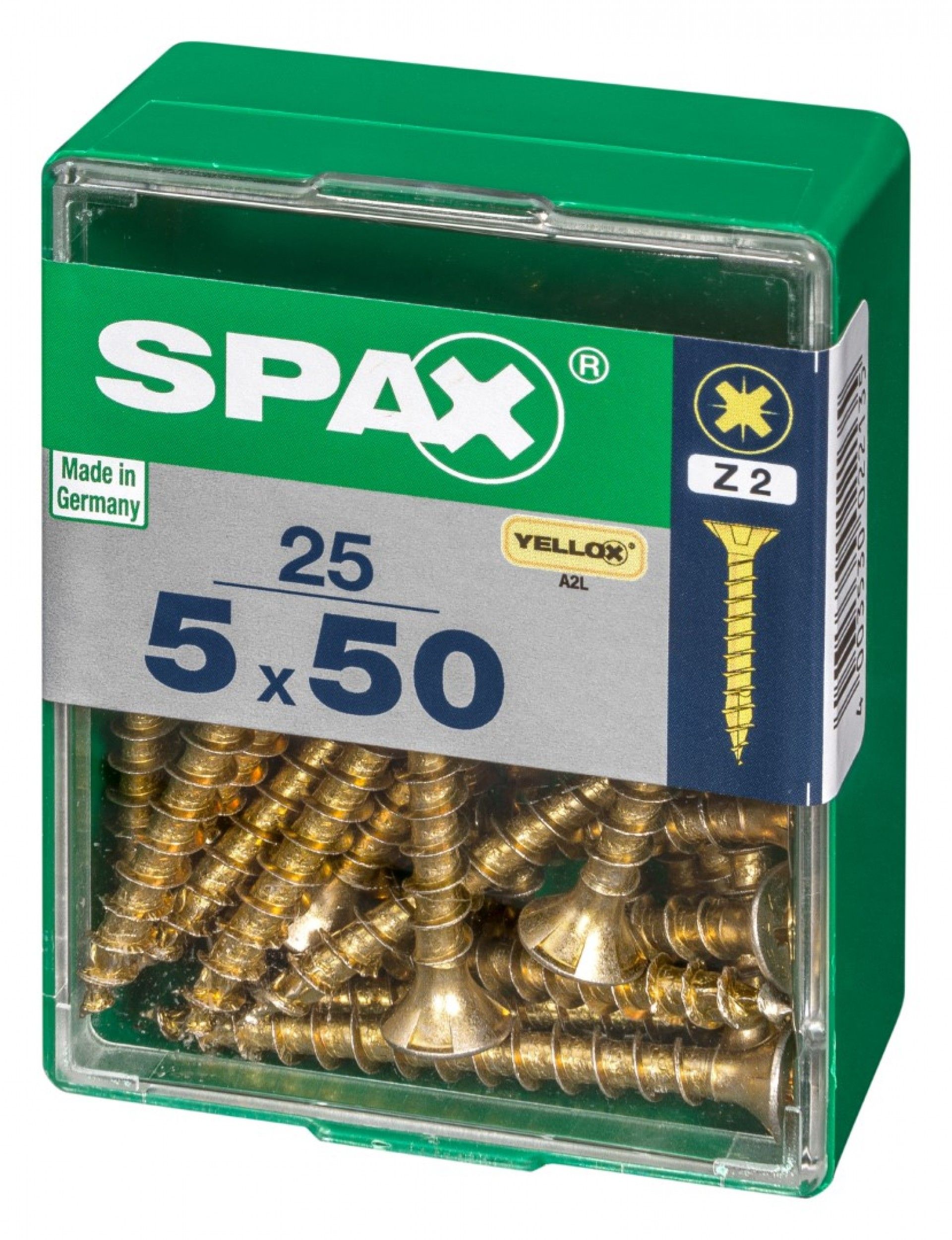 SPAX CP YELLOX 5x50mm M