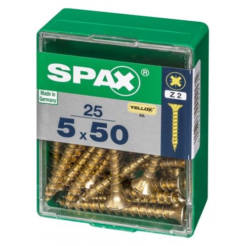 SPAX CP YELLOX 5x50mm M SPAX CP YELLOX 5x50mm M