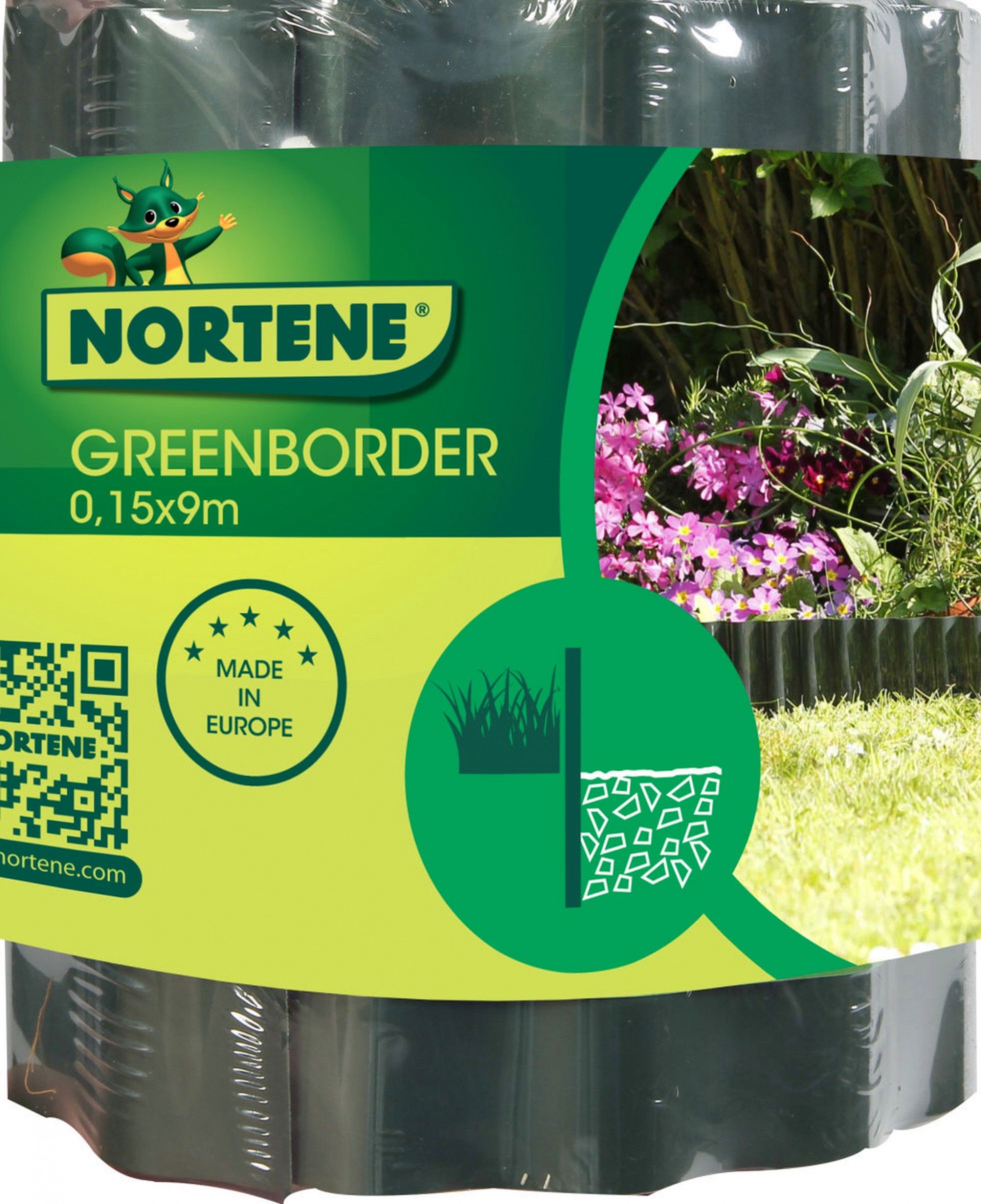 Bordadura PVC 20cm Verde