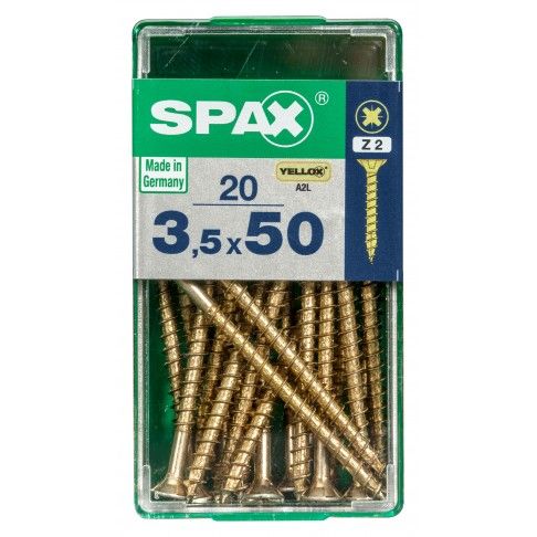 SPAX CP YELLOX 3,5x50mm S SPAX CP YELLOX 3,5x50mm S