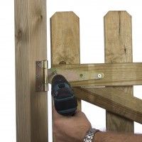 Dobradi�a 'T' Americana; Preto; 127mm