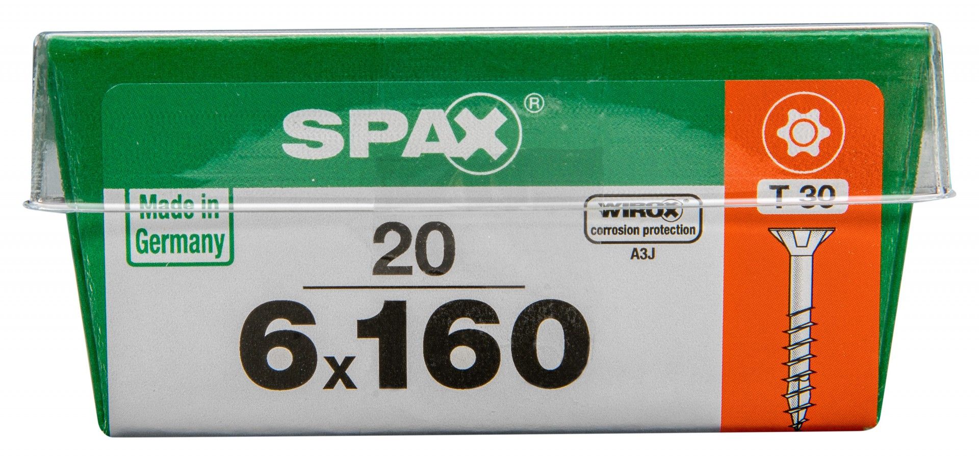 SPAX TRX CP WIROX 6x160mm STK L