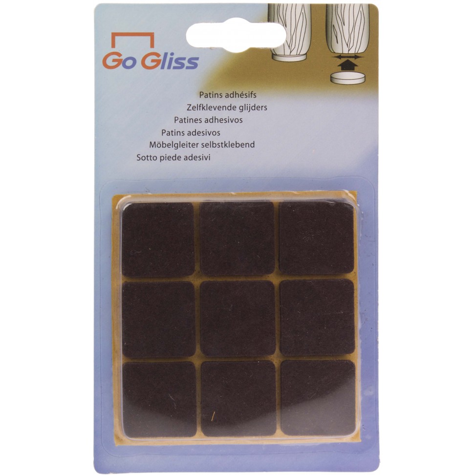 Prote��o Adesiva Feltro 25x25mm
