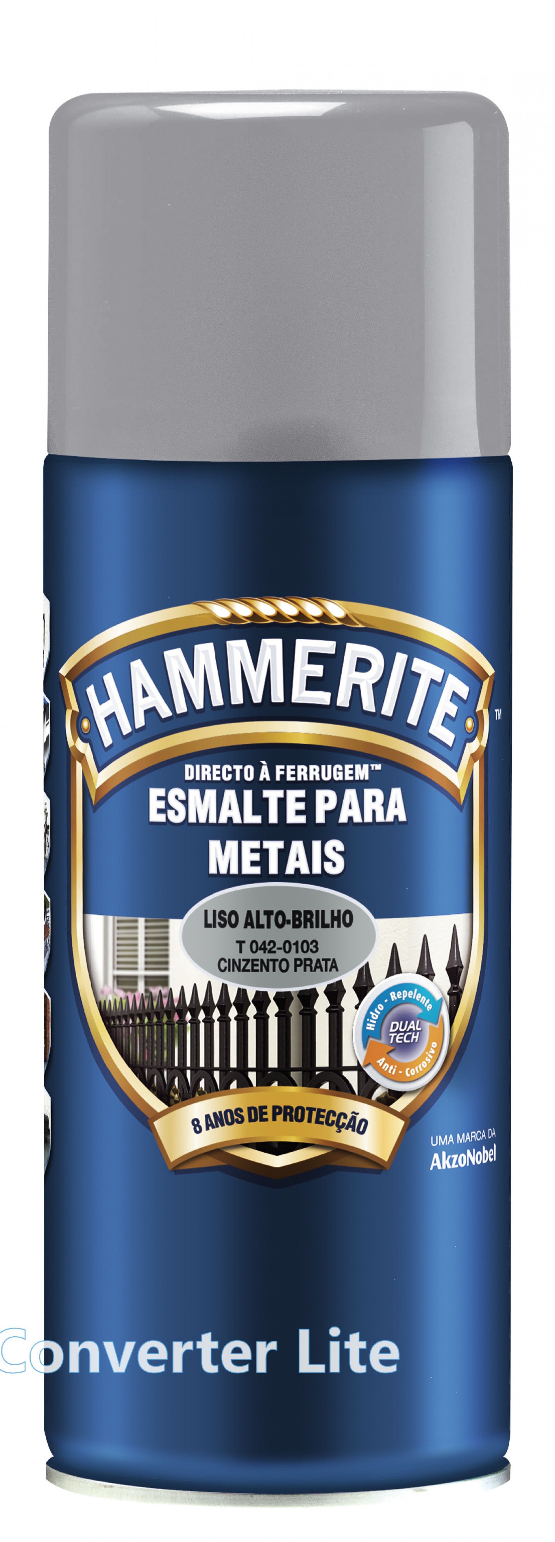 Spray HAMMERITE Antioxidante Prata 400ml