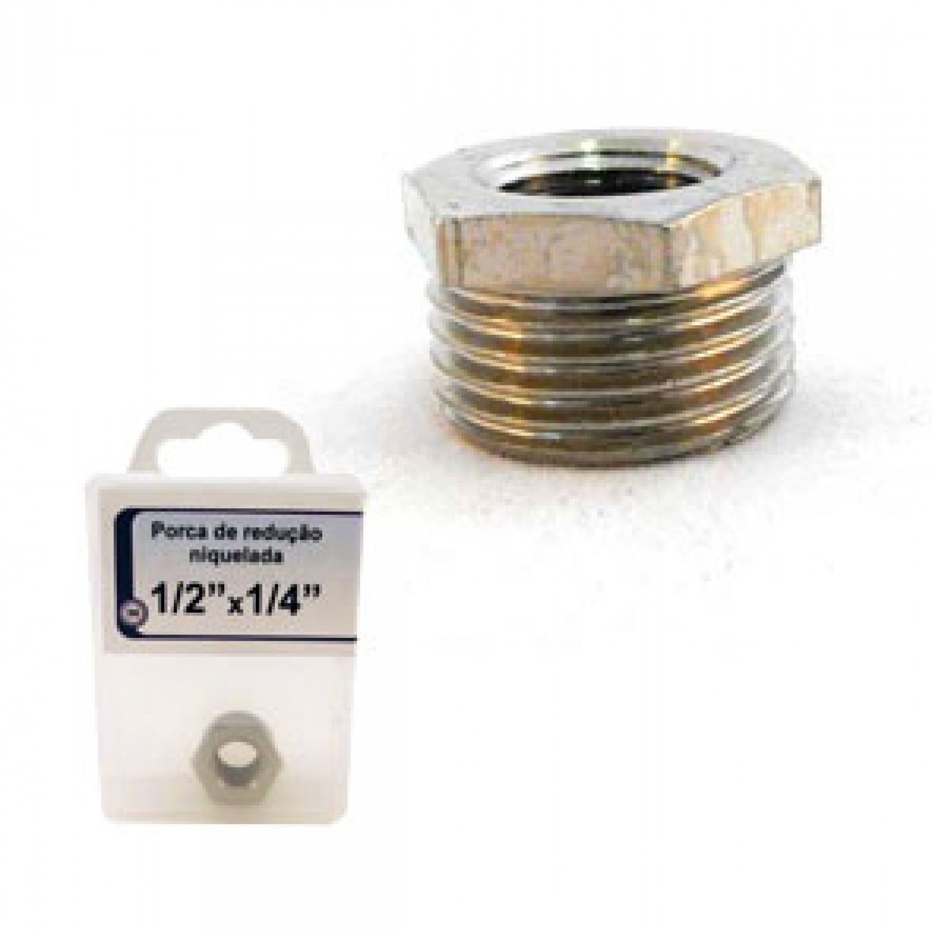 Porca Redução Niquelada 1/2'x1/4'