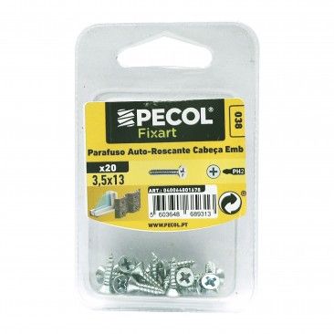 Parafuso para Chapa Cabe�a Embeber 3,5x13 