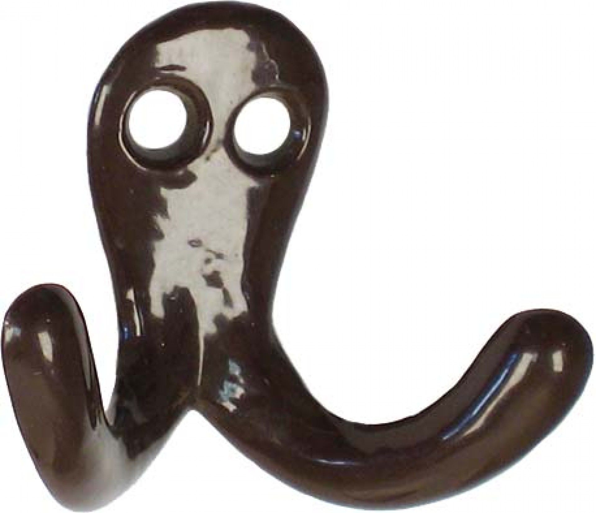 Gancho Alumínio 40mm Lacado Castanho