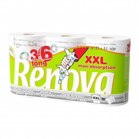 Rolo Papel Cozinha XXL 3unid. Rolo Papel Cozinha XXL 3unid.