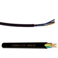 Cabo Ho5 Vv-F 3g1.5mm² Preto 1m Cabo Ho5 Vv-F 3g1.5mm² Preto 1m