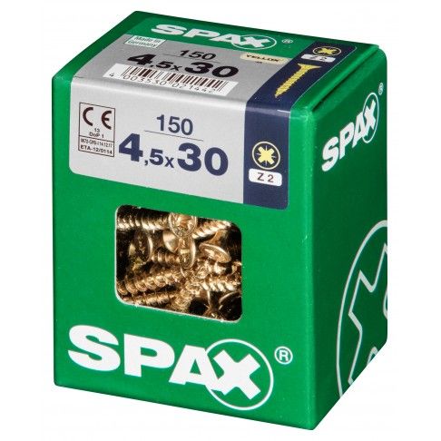 SPAX CP YELLOX 4,5x30mm L SPAX CP YELLOX 4,5x30mm L