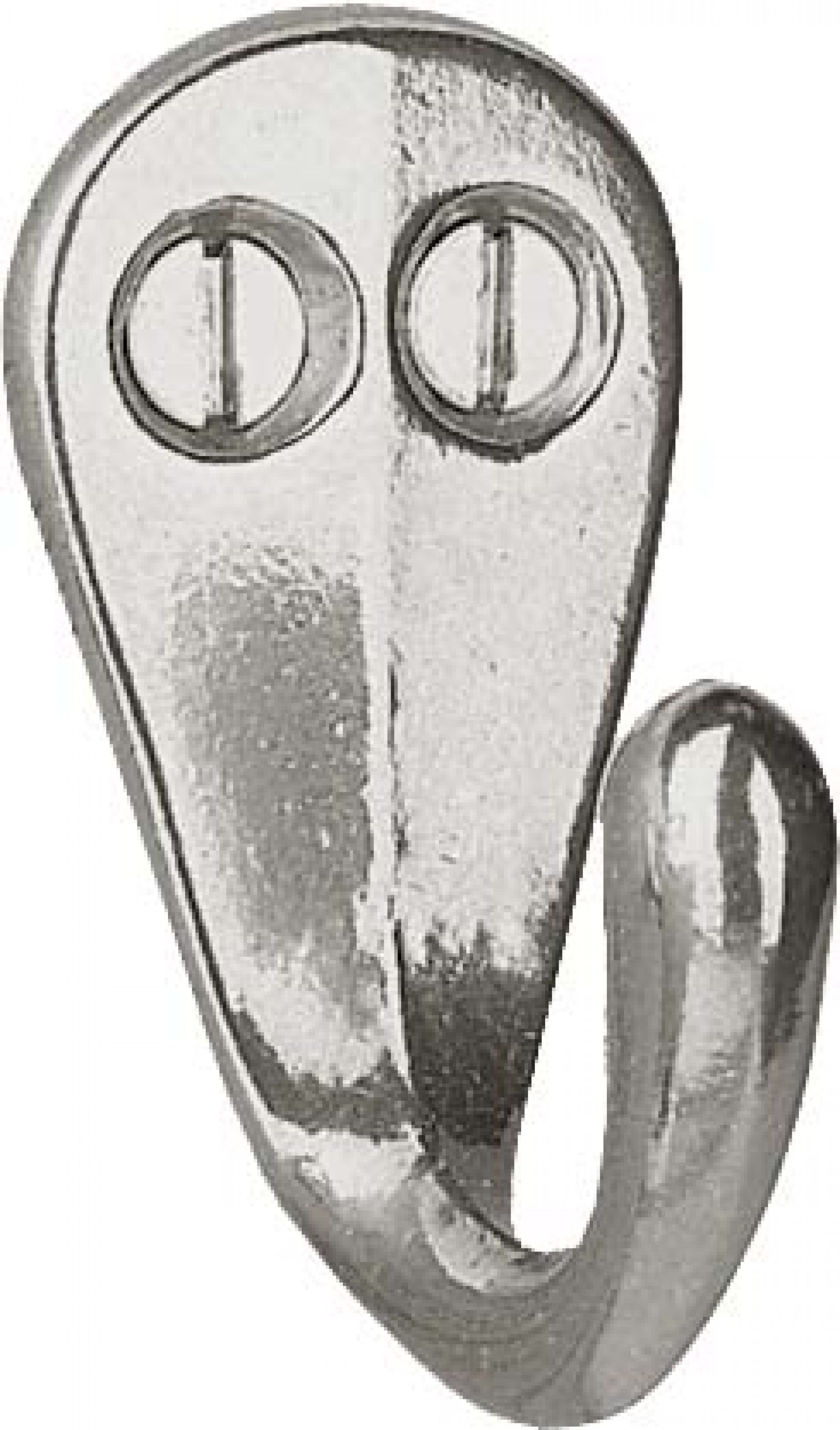 Gancho Alumínio 40mm Prata