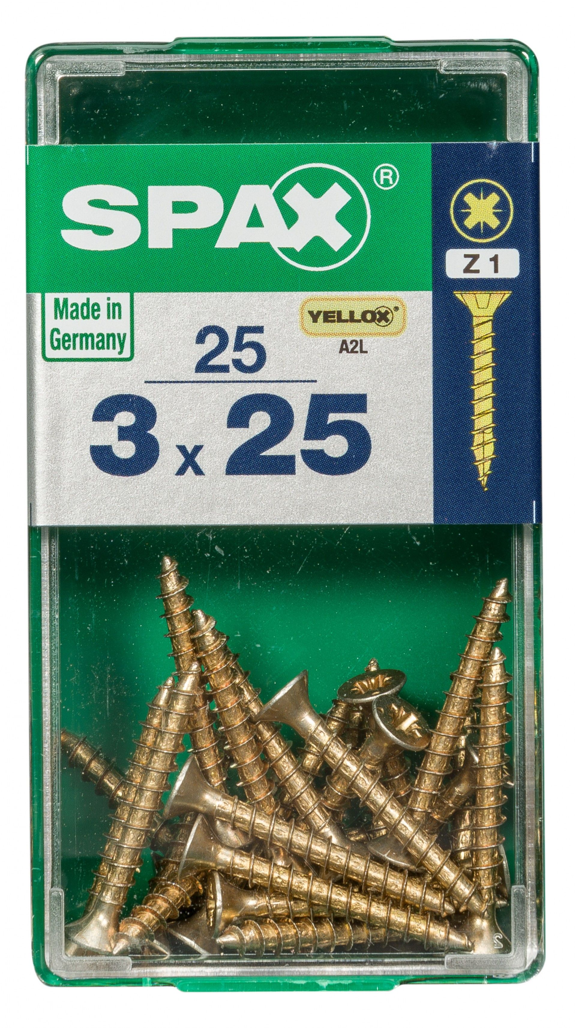 SPAX CP YELLOX 3x25mm S