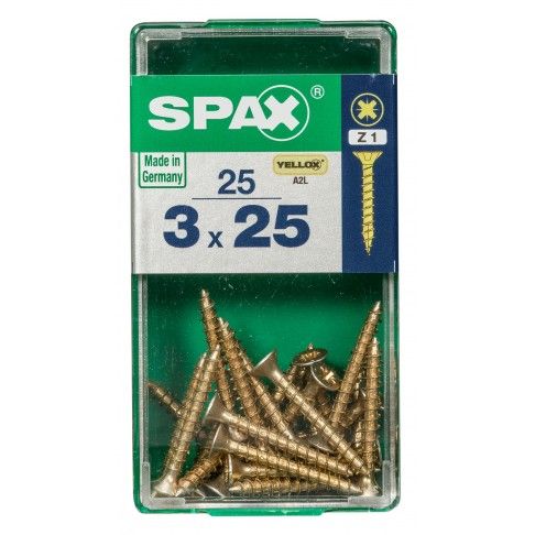 SPAX CP YELLOX 3x25mm S SPAX CP YELLOX 3x25mm S