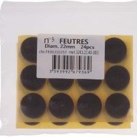 Feltros Adesivos Ø22mm 24 unidades Feltros Adesivos Ø22mm 24 unidades