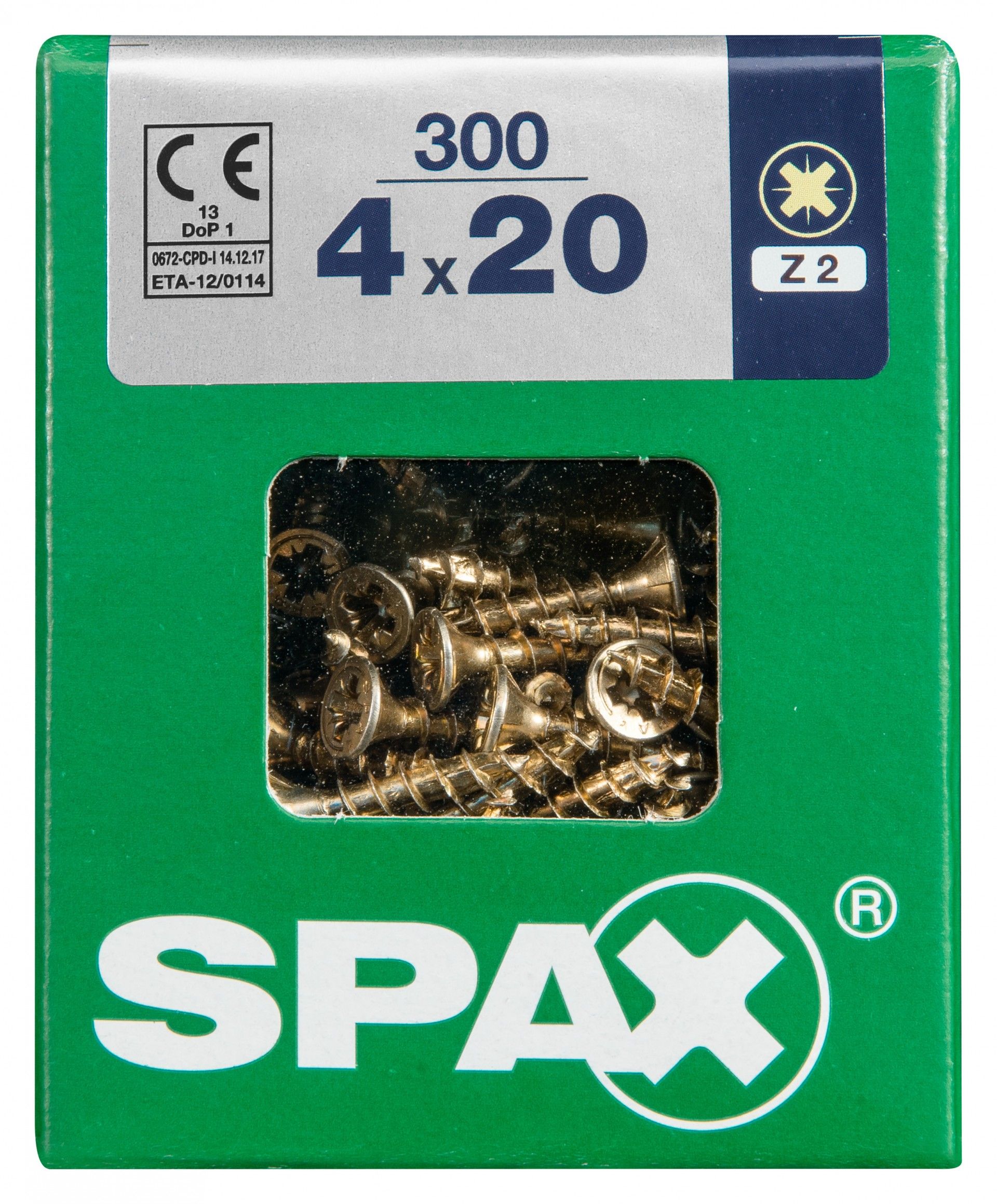 SPAX CP YELLOX 4x20mm L