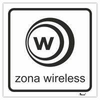 Sinalética Autocololante Zona Wireless Sinalética Autocololante Zona Wireless