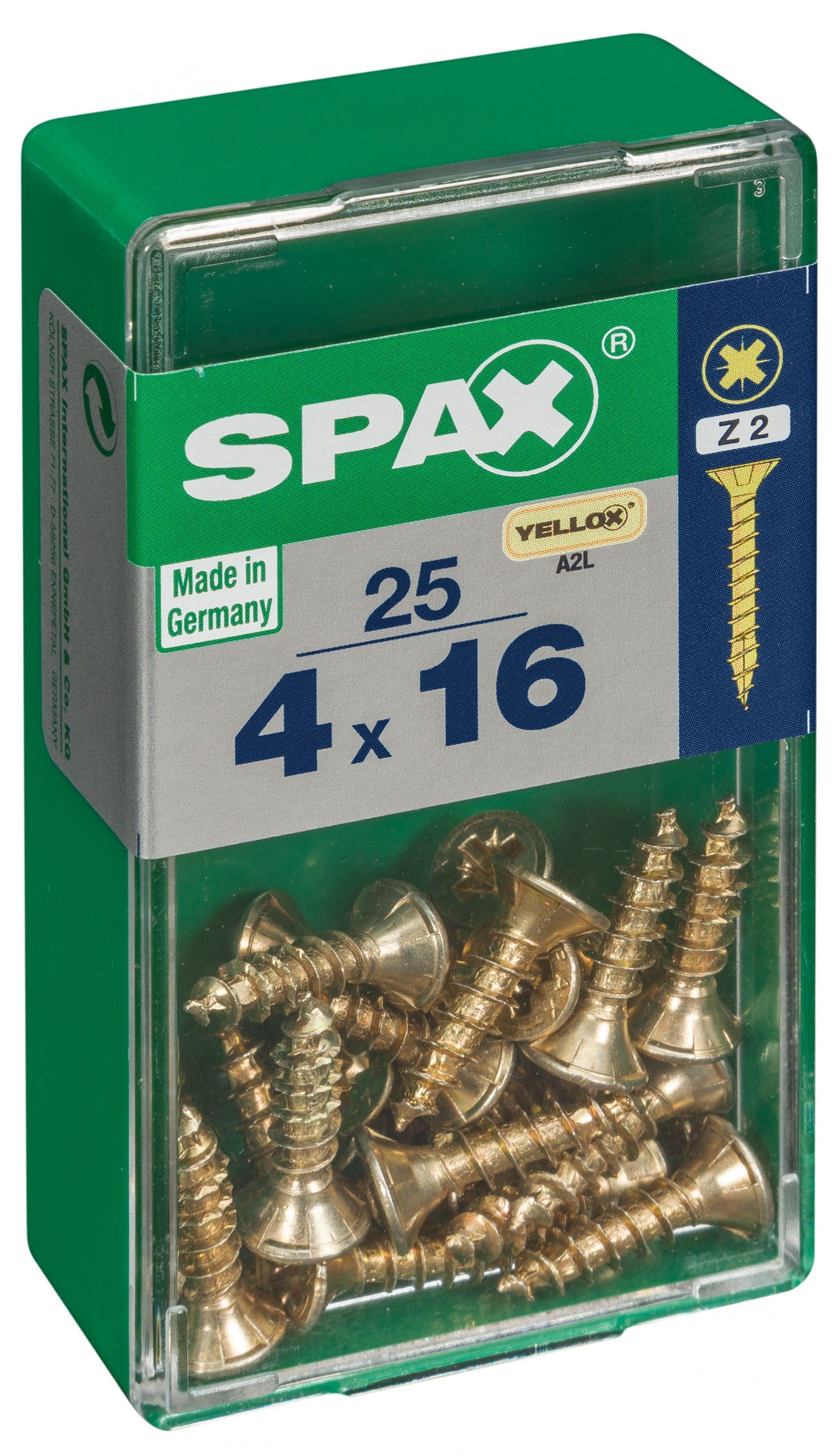 SPAX CP YELLOX 4x16mm S