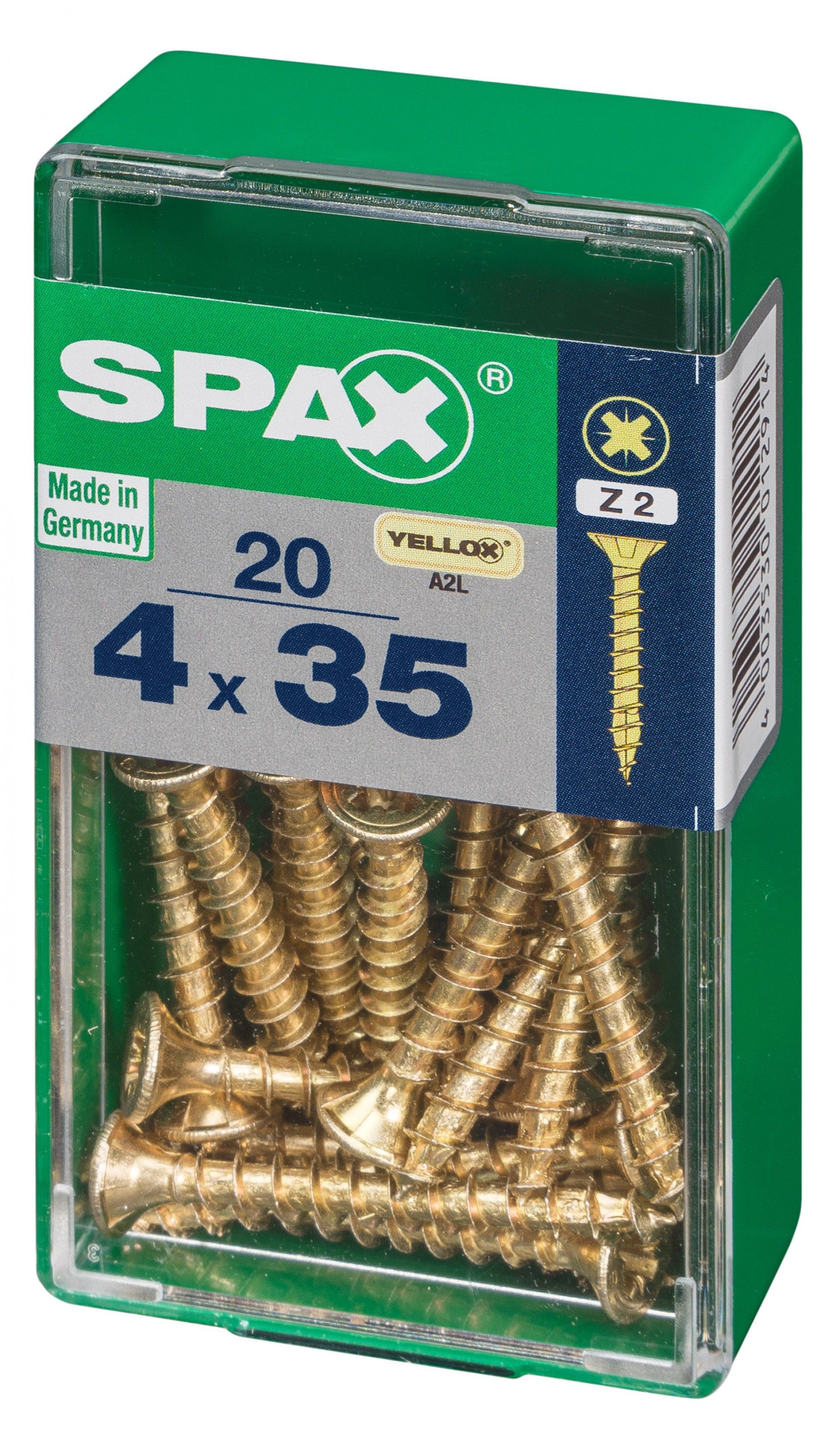 SPAX CP YELLOX 4x35mm S