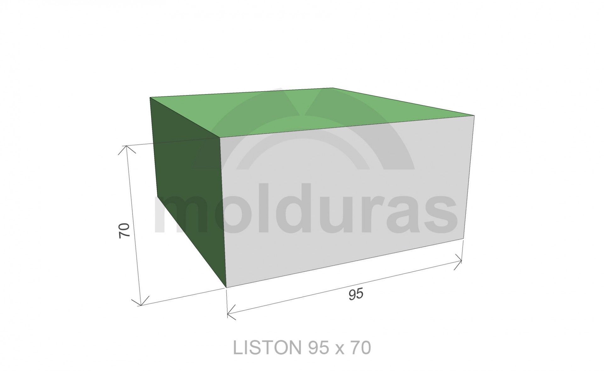 Ripa Abeto Aplainada 70x95x2400mm