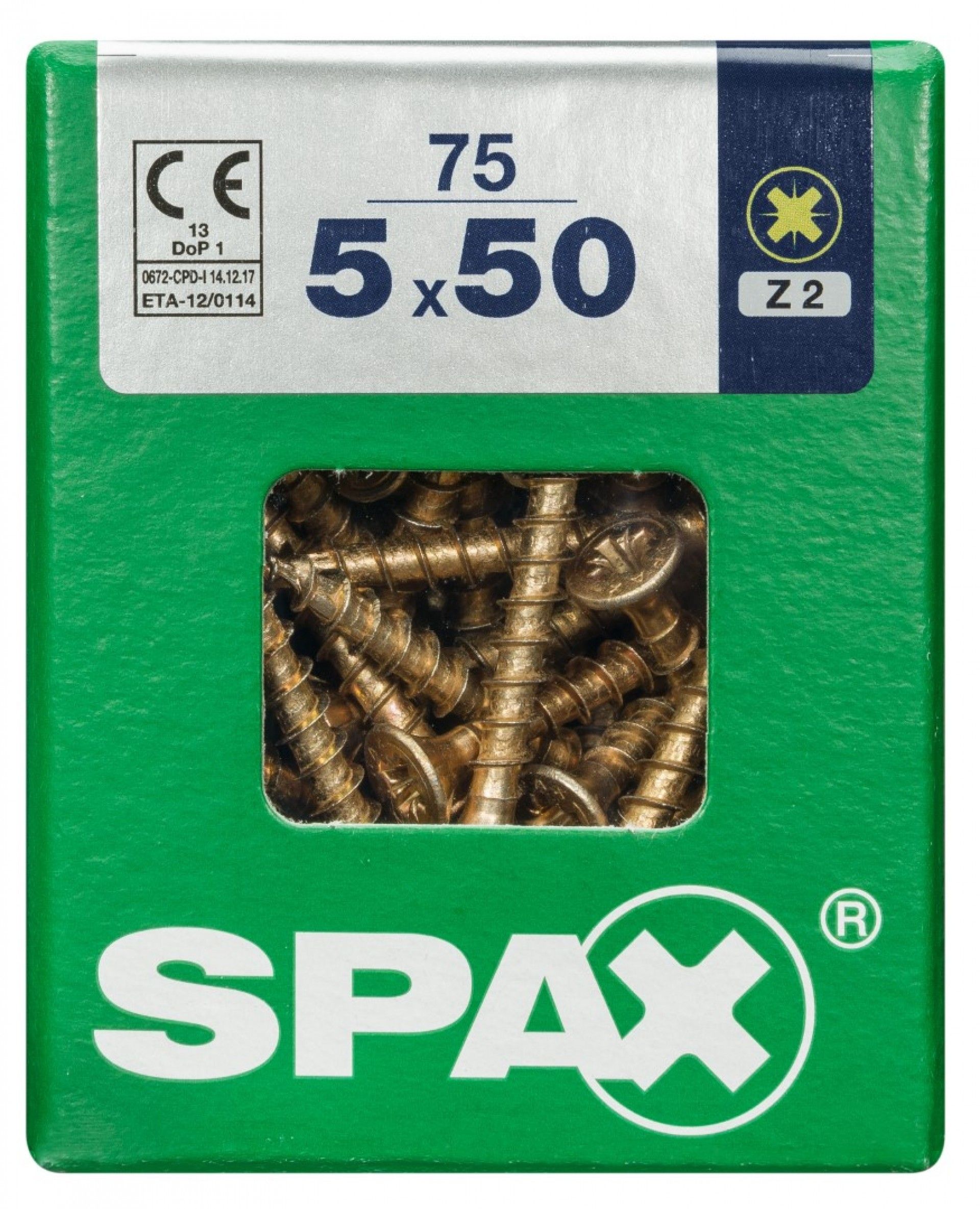 SPAX CP YELLOX 5x50mm L