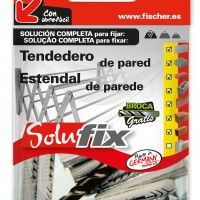Kit Fixação Estendais Parede SOLUFIX Kit Fixação Estendais Parede SOLUFIX