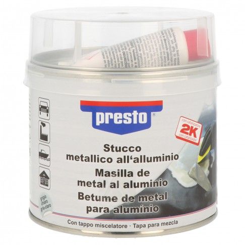 Massa de Metal Alumínio 250g Massa de Metal Alumínio 250g