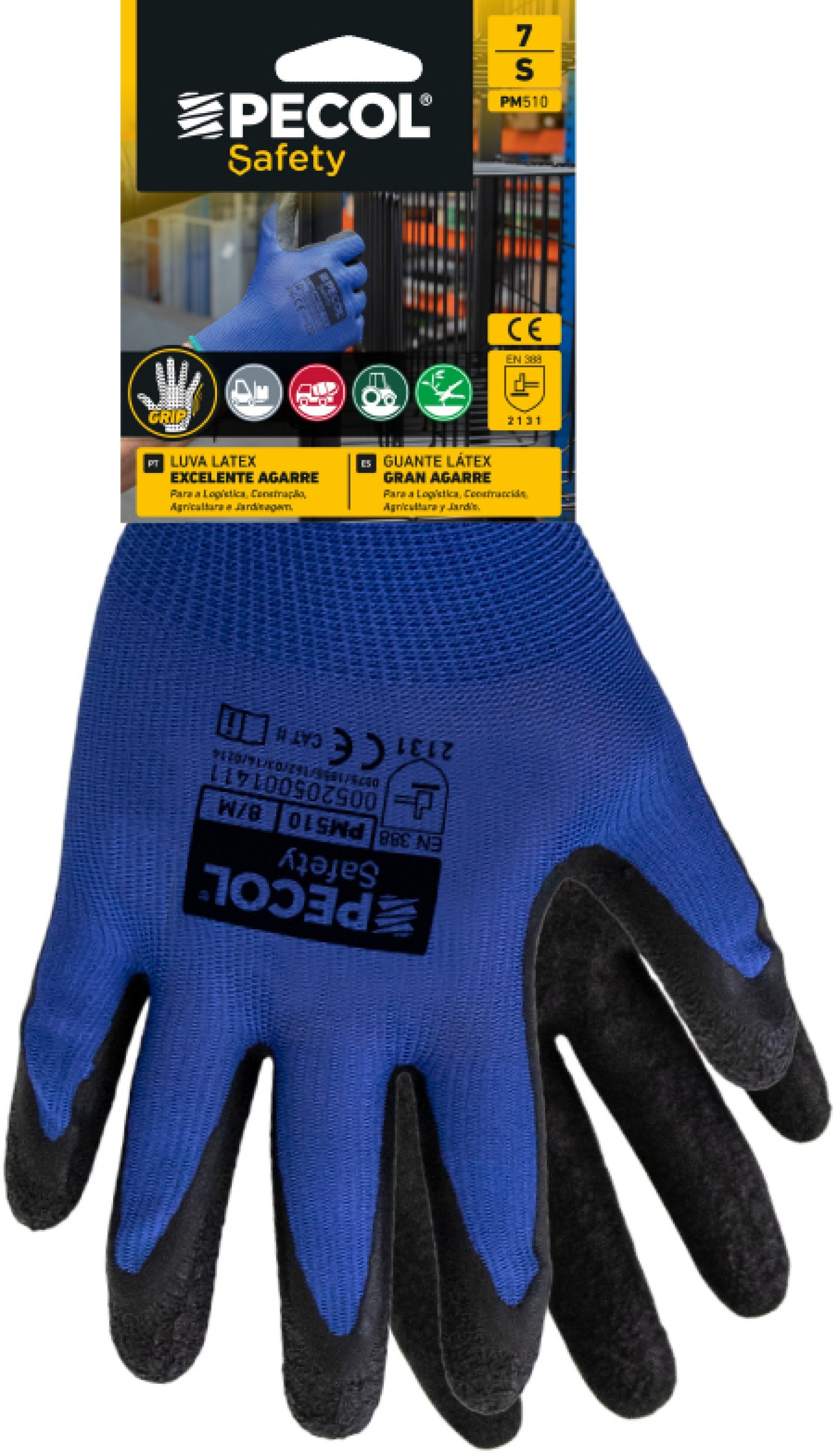 Luva Latex Tam. L Preto