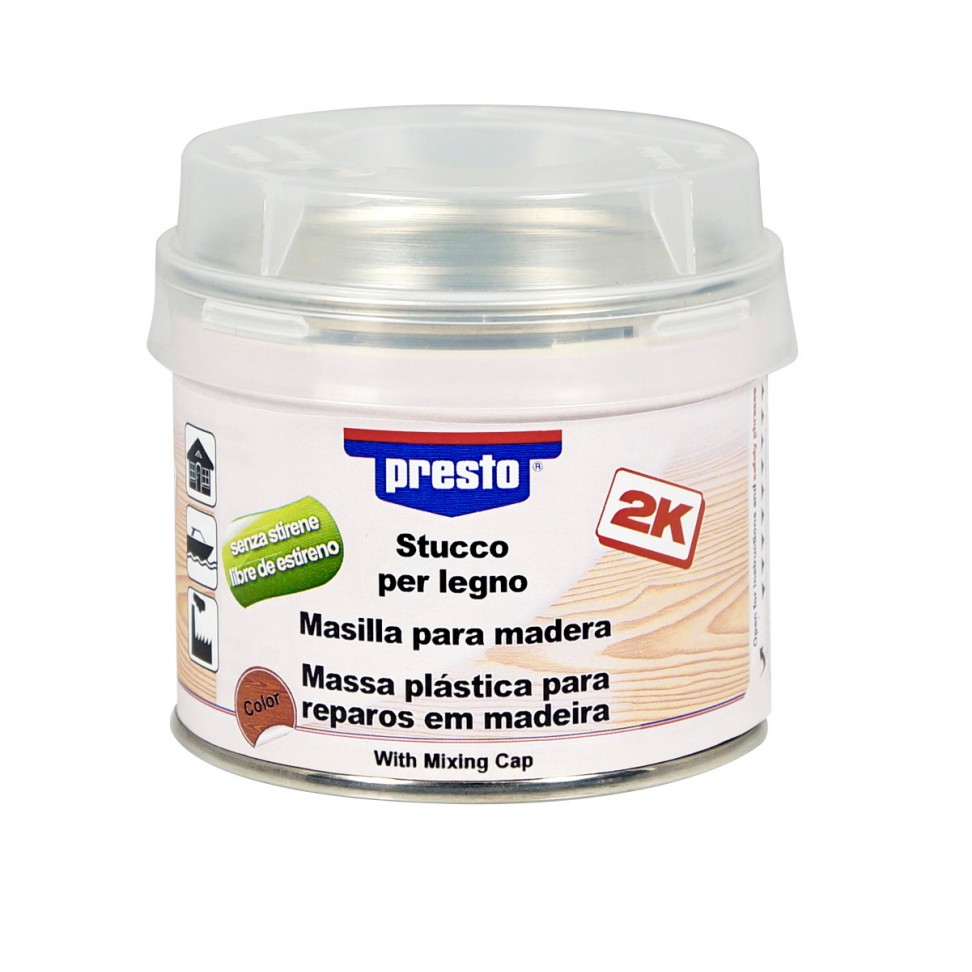 Massa de Repara��o Madeira Escura 250g
