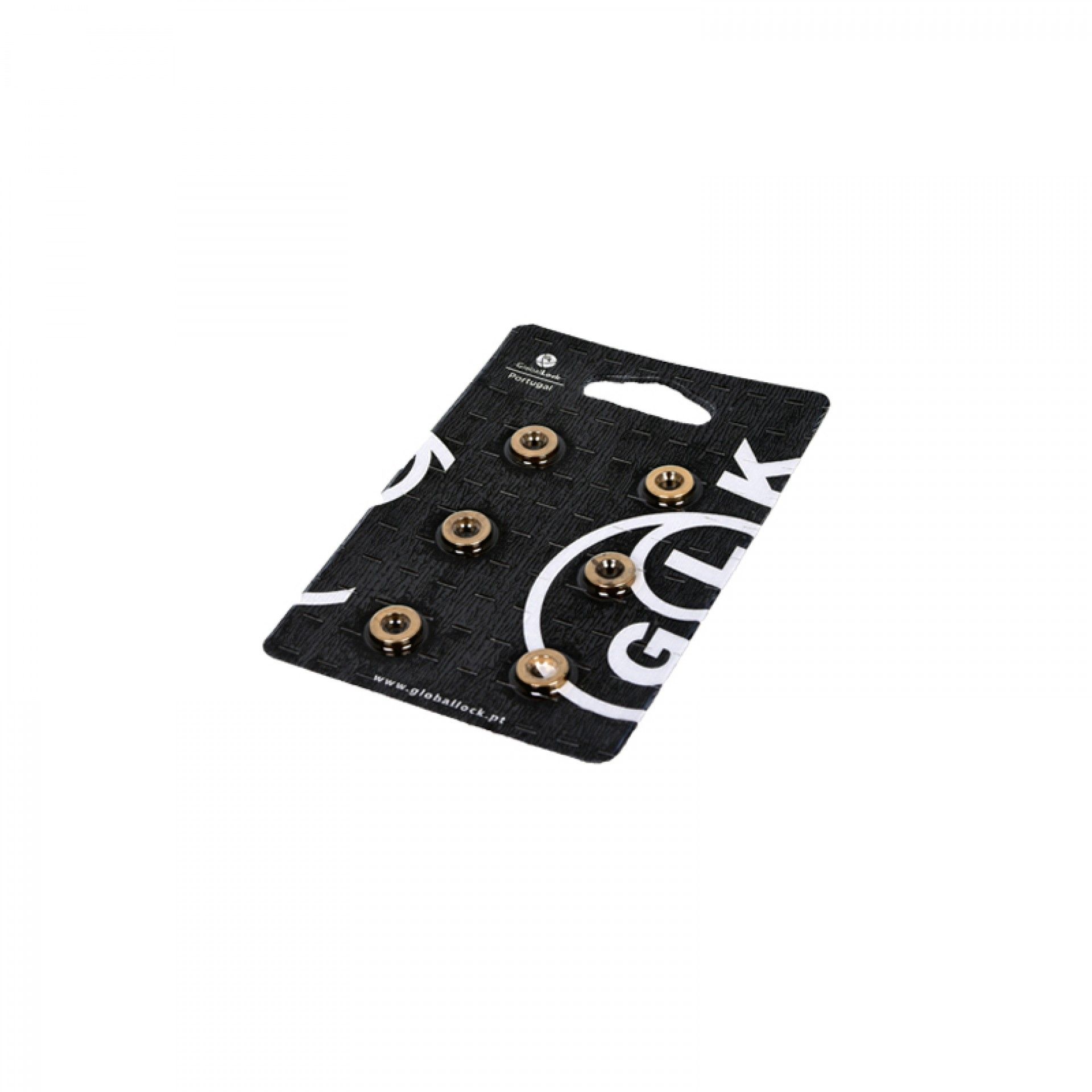 Anilha P/ dobradiça Latão Polido 6 unidades