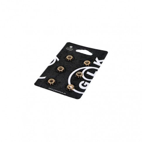 Anilha P/ dobradiça Latão Polido 6 unidades Anilha P/ dobradiça Latão Polido 6 unidades