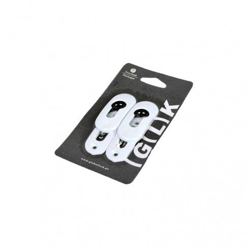 Escudete Oval Perfil Alumínio Lacado Branco BL2 Escudete Oval Perfil Alumínio Lacado Branco BL2