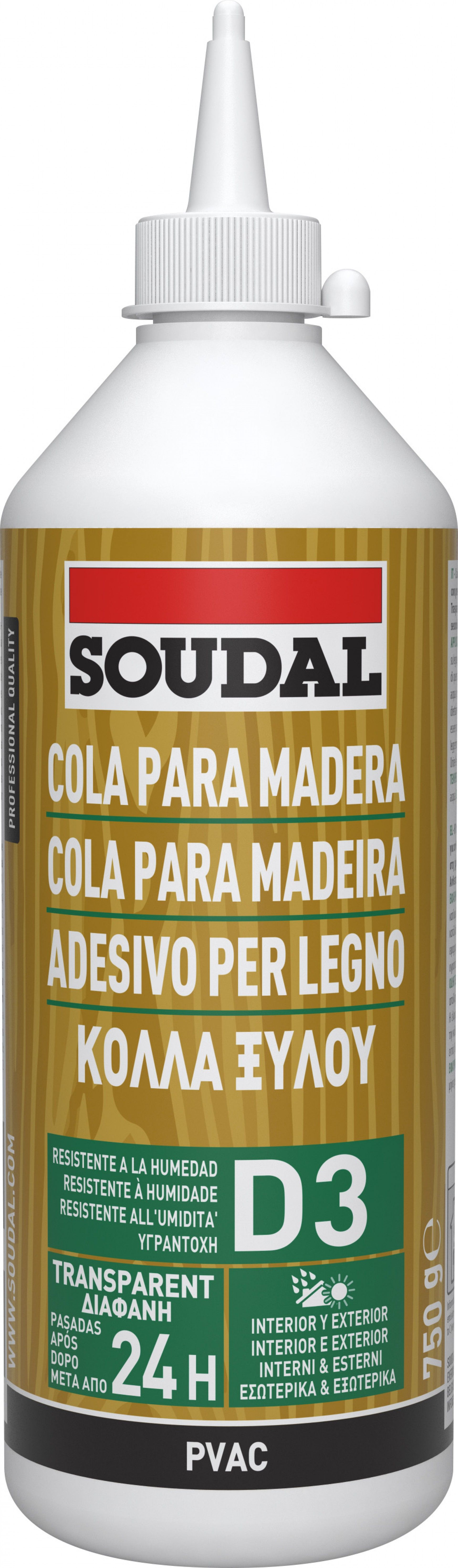 Cola para Madeira Int./Ext.D3 750g