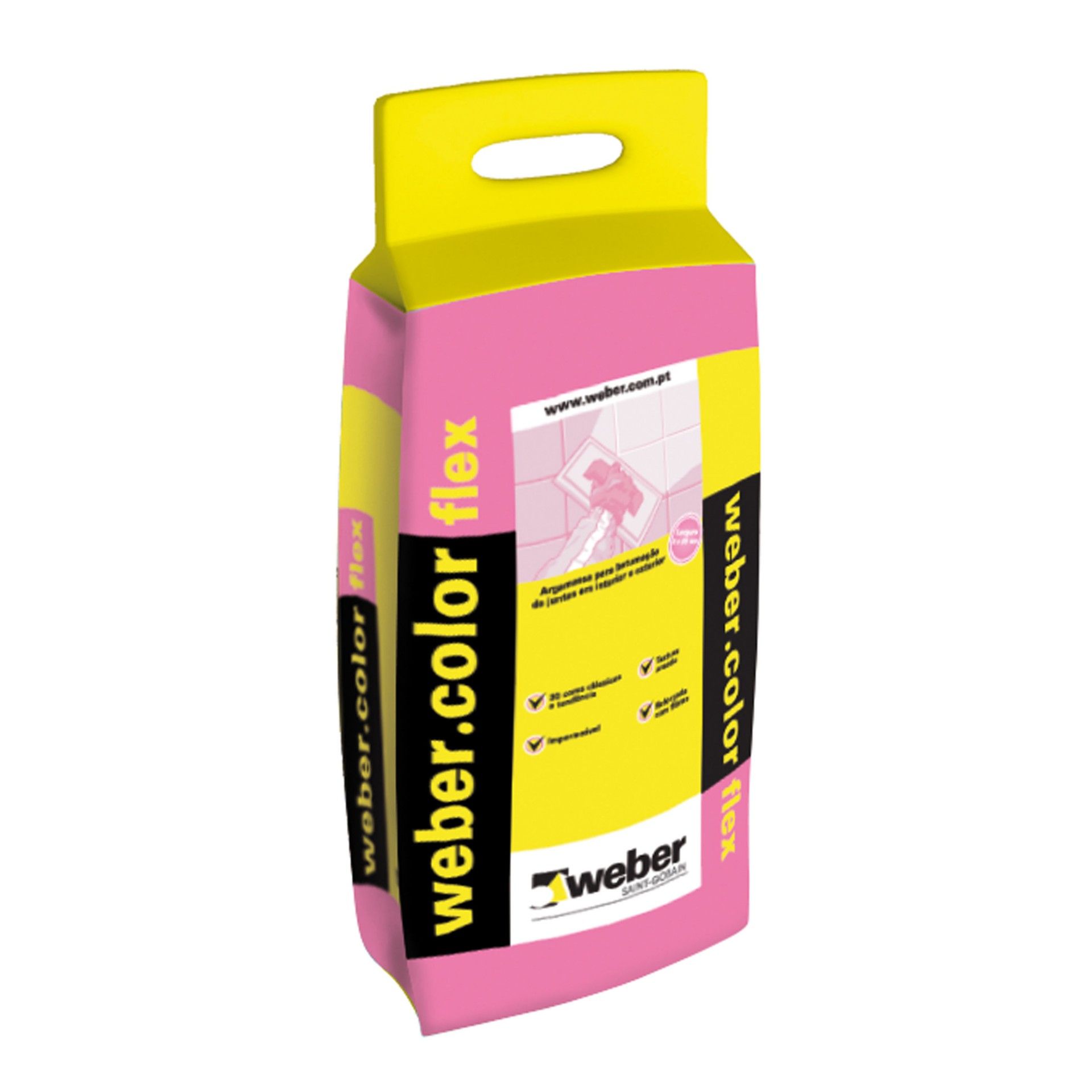 Tapa Juntas Weber Color Flex Branco 5kg